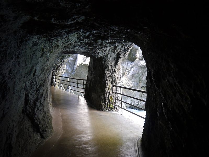 Gole della Aare e cascate di  Reichenbach tunnel