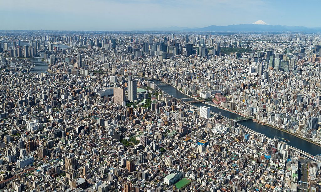 Tokyo con bimbi skyline