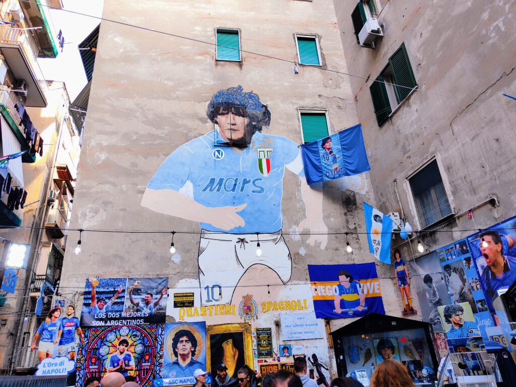 street art napoli, Maradona